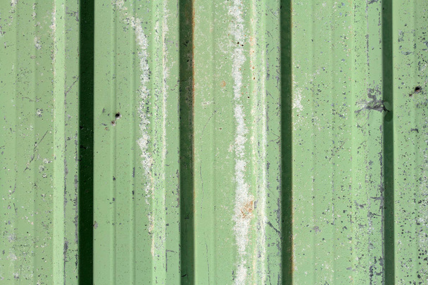 hoja de metal oxidado verde
 - Foto, Imagen