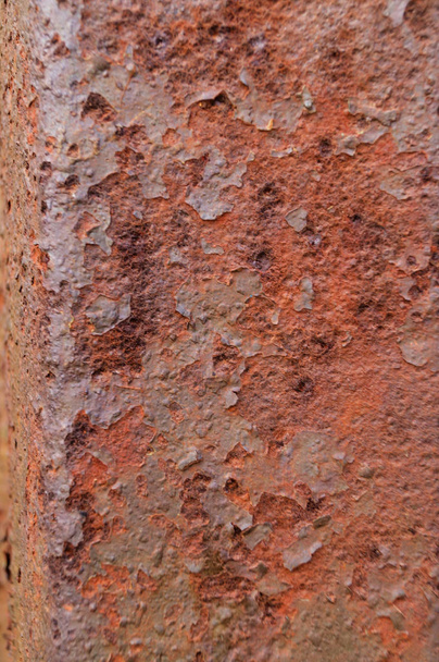 Tekstury od starych powierzchni metalu z ślady starej farby i rdzy. - Zdjęcie, obraz