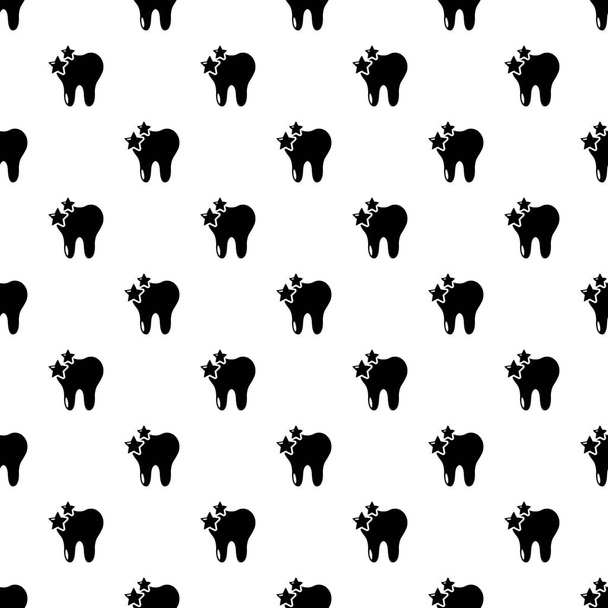 Tooth pattern vector seamless - Vecteur, image
