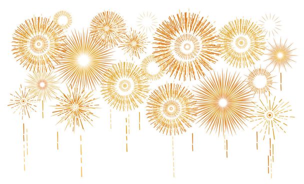 Vector holiday firework. Independence day of America - Vector, Image
