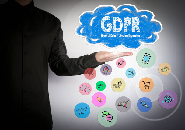 GDPR General Data Protection Regulation concept - Photo, Image