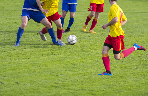 Football Soccer game Duel Drill Dribbling - Zdjęcie, obraz