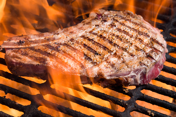 Steak on a Grill - Photo, Image