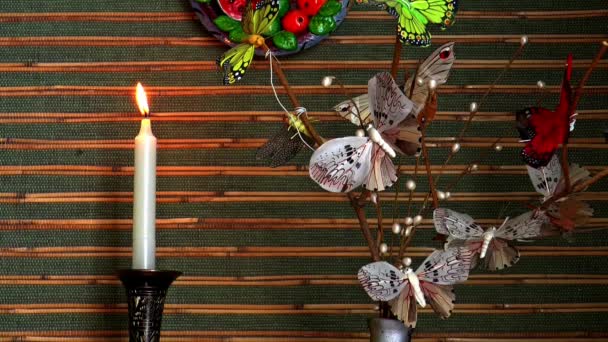 kynttilä perhonen palo valo
 - Materiaali, video