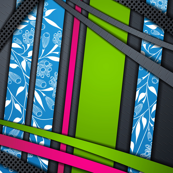 Multi layered abstract background - Vetor, Imagem