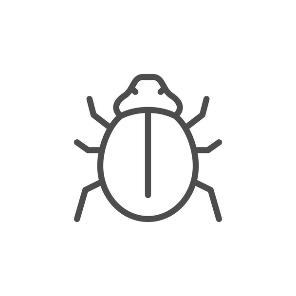 ícone de linha bug
 - Vetor, Imagem