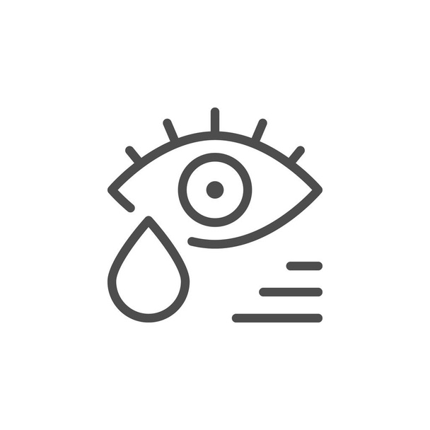 Premium Vector  Cartoon tear drops icon sorrow cry streams tear blob  crying fluid falling blue water drops isolated vector for sorrowful  character weeping expression wet grief droplets