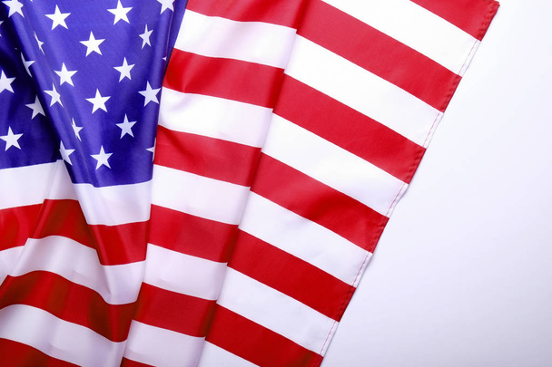 Contexte drapeau des États-Unis d'Amérique pour la célébration des fêtes fédérales nationales et le jour du deuil. Symbole USA
. - Photo, image