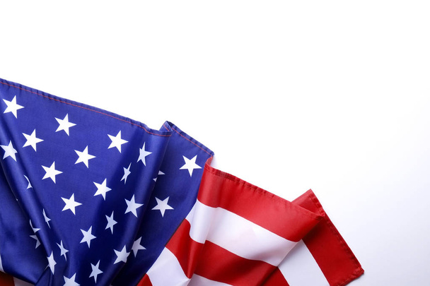 Az Egyesült Államok Nemzeti ünnepnapok ünneplés és emlékezés napja gyász háttér zászlaja. USA szimbolikában. - Fotó, kép