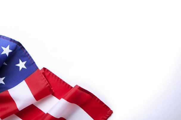 Bandeira de fundo dos Estados Unidos da América para a celebração de feriados federais nacionais e dia da lembrança de luto. EUA simbólica
. - Foto, Imagem