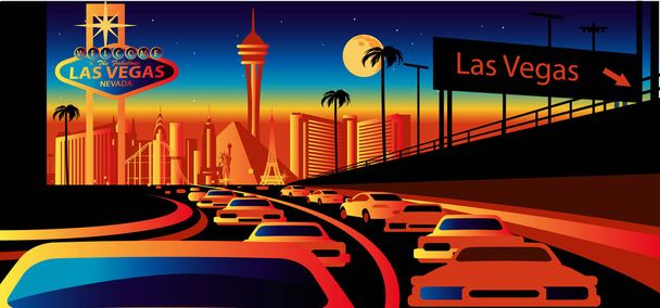 vLas Vegasin kaasuputken horisontti
 - Vektori, kuva