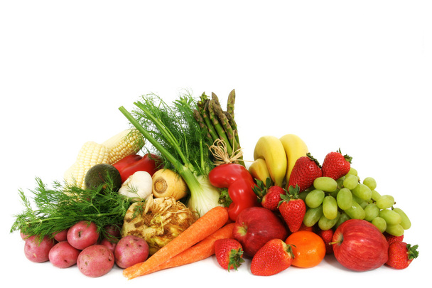čerstvé ovoce a zelenina - Fotografie, Obrázek