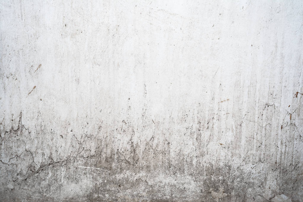 grunge light gray texture of an old wall with black divorces, white surface with smudges, abstract background - Фото, зображення