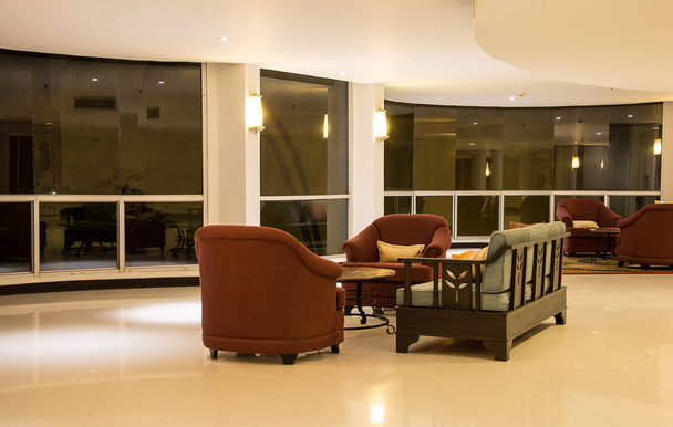 Lobby moderne pour hôtel cinq étoiles - Photo, image