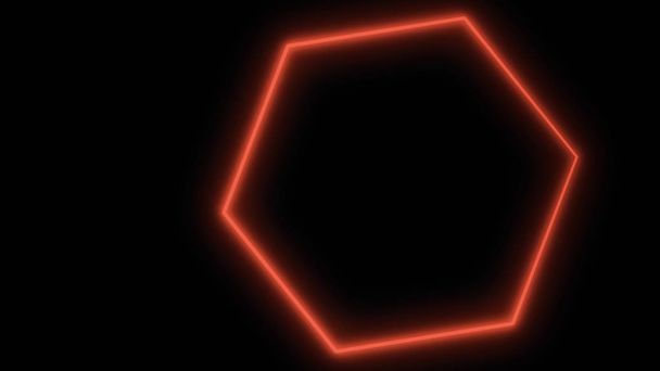 resumo círculo de néon loop fundo movimento roxo. Fundo de néon abstrato. turbilhão luminoso. Cobertura espiral brilhante
 - Foto, Imagem