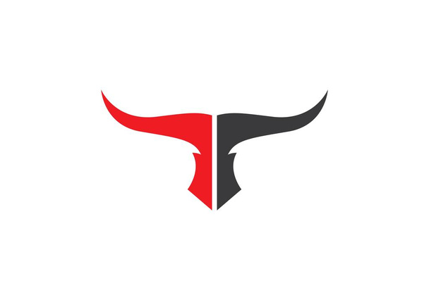 шаблон логотипа быка
  - Вектор,изображение