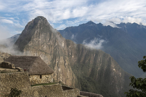 Maison inca à Machu Picchu
 - Photo, image