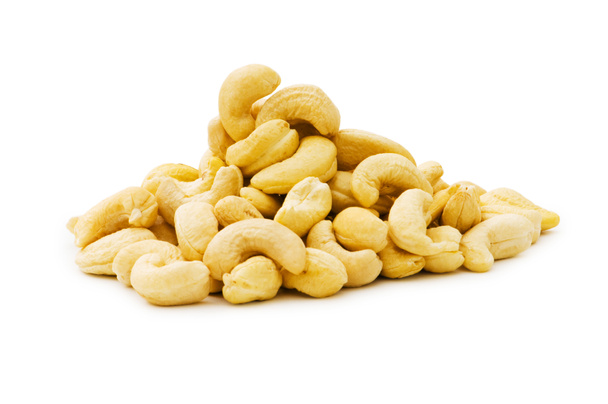 Cashew nuts isolated on the white - Foto, immagini