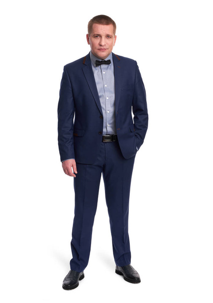 full length portrait of a casual businessman - Foto, afbeelding