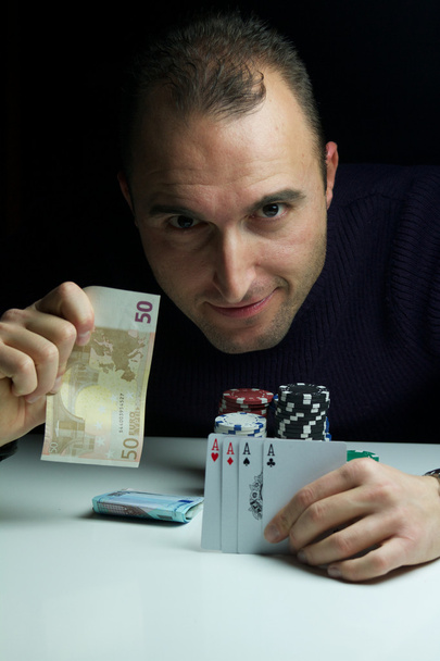 Poker player - Zdjęcie, obraz