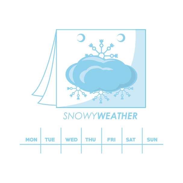 Weather and climate design - Vector, Image