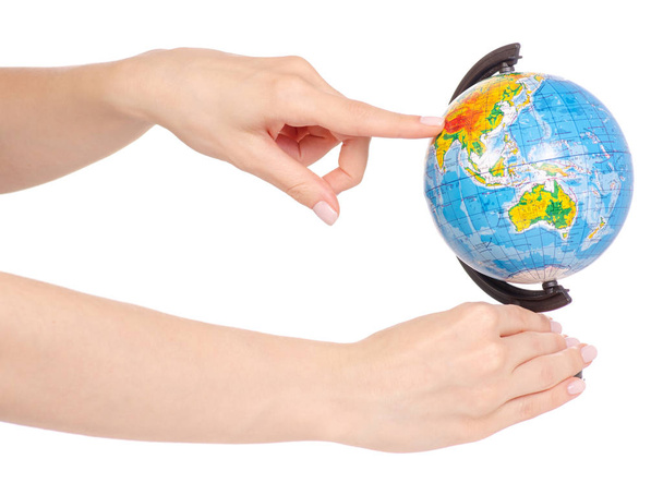 Globe in the hands - Foto, Imagen