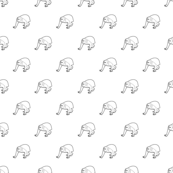 Bald wakari pattern vector seamless - Vetor, Imagem