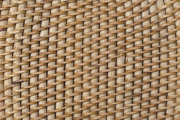 Abstract decorative wooden textured basket weaving. Basket texture background - Φωτογραφία, εικόνα