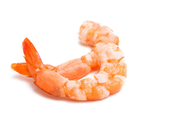 boiled shrimp isolated  - Photo, Image