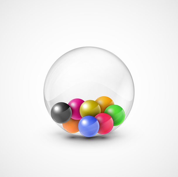 Colorful balls - Vector, afbeelding