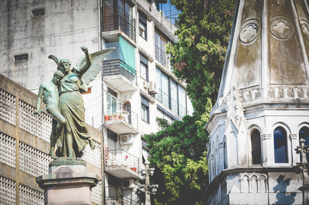 Monuments at Recoleta Cemetery, a public cemetery in Buenos Aires, Argentina.  - Photo, Image