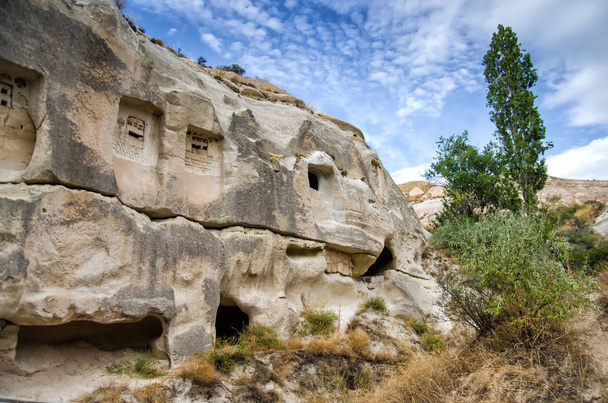 Збільшилася долину Гйореме Каппадокія Туреччини в літній час - Фото, зображення