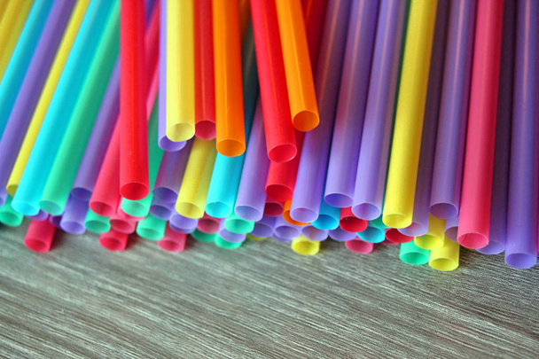 straw straws plastic drinking background colourful  full screen single use pollution  stock, photo, photograph, image, picture, - Photo, Image