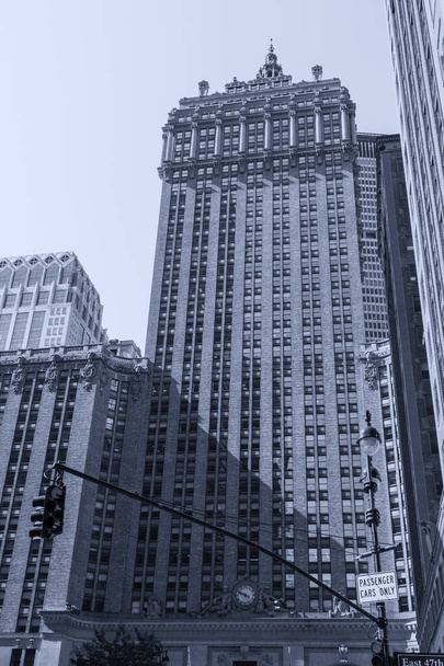 центральные здания Манхэттена, Нью-Йорк, США
 - Фото, изображение
