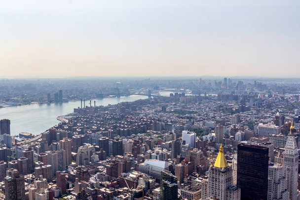 cityscape of Manhattan under clear sky, New York City, USA - Zdjęcie, obraz
