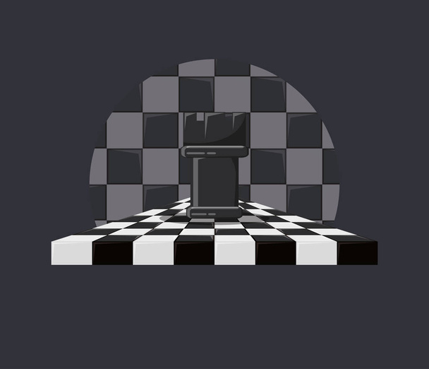 Σχεδιασμό του παιχνιδιού σκάκι - Διάνυσμα, εικόνα