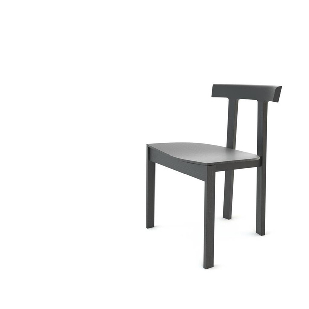 Torii stoel geïsoleerd op wit / goed voor presentaties, interiror. - Foto, afbeelding