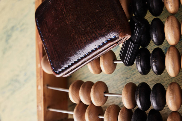 Старий ретро abacus
 - Фото, зображення