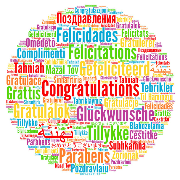 Поздравления на разных языках  - Фото, изображение