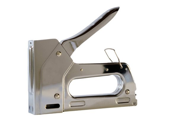 A new stapler gun isolated on a white background.                                - Photo, Image