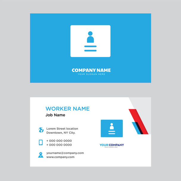 Yearbook business card design - Vector, Image
