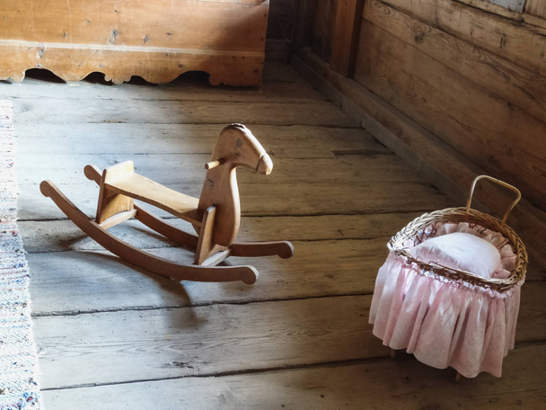 inside a house in ballenberg open air museum - Photo, Image