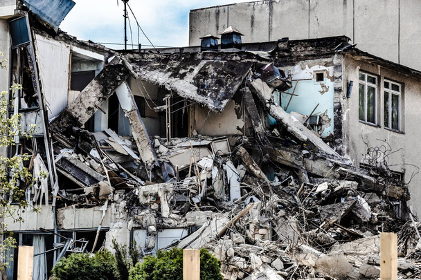 edifícios demolidos
 - Foto, Imagem