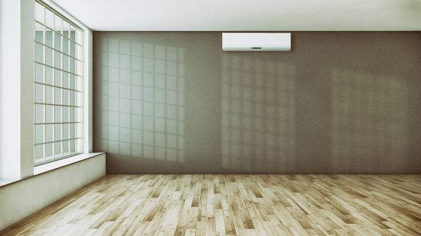 Modernos interiores luminosos apartamento 3D renderização ilustração
 - Foto, Imagem