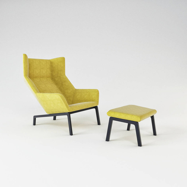 Park armchair in studio / suitable for furniture and interior presentations  - Fotografie, Obrázek