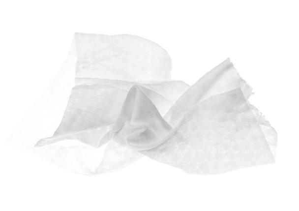 White napkin on a white background - Фото, изображение