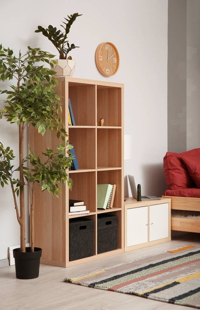 Modern child room interior with shelving - Photo, Image
