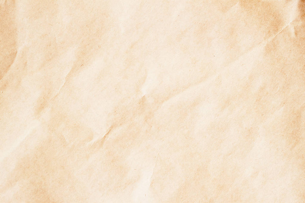 Paper texture vintage close-up, cardboard background for design with copy space text or image. Recyclable material. Wrinkled paper, wrinkles, halftones - Photo, image