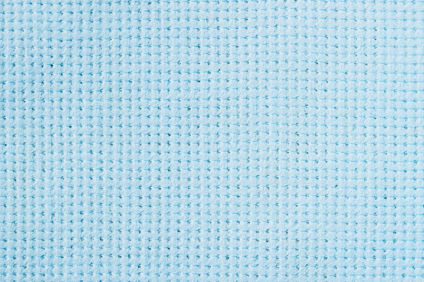 Close-up surface fabric pattern, light blue texture background. For background , backdrop, substrate, composition use. - Photo, Image