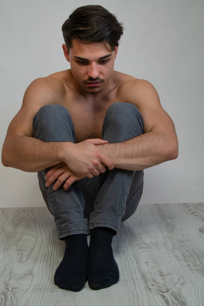  young man in depression - Foto, Imagem